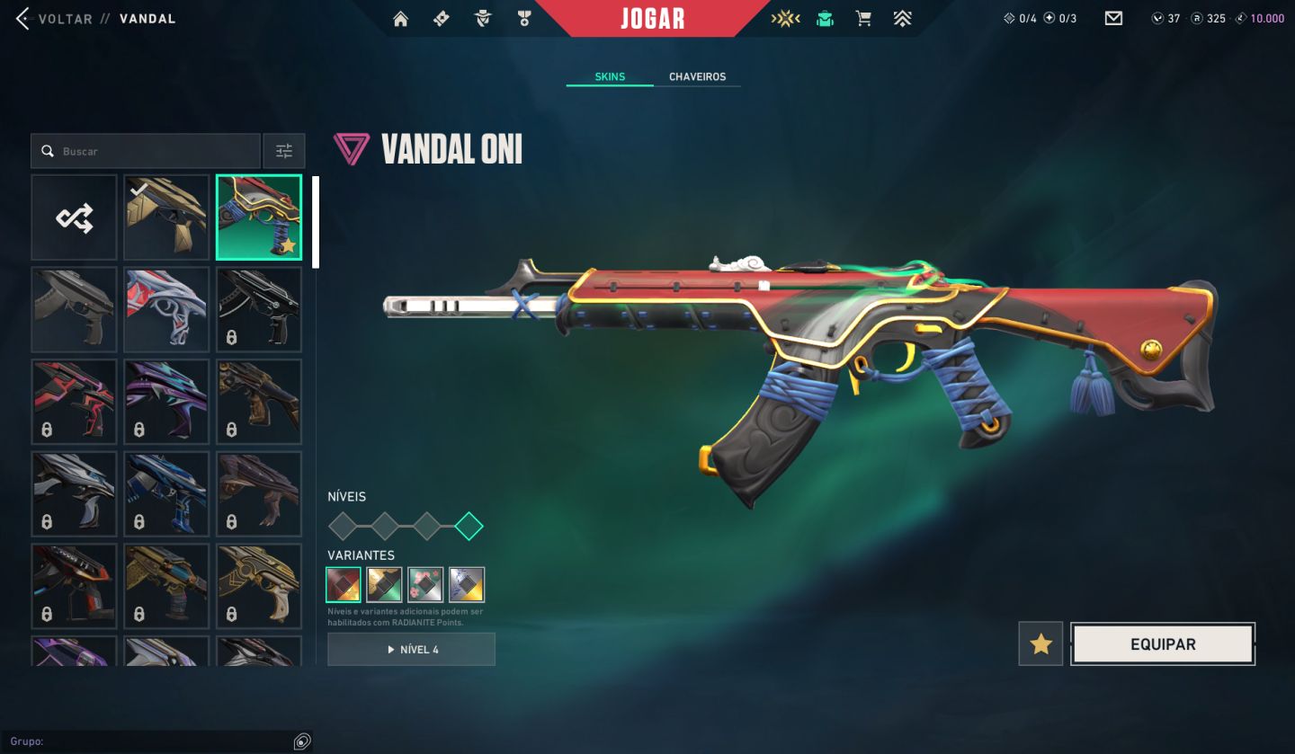 CONTA VALORANT LEVEL 134