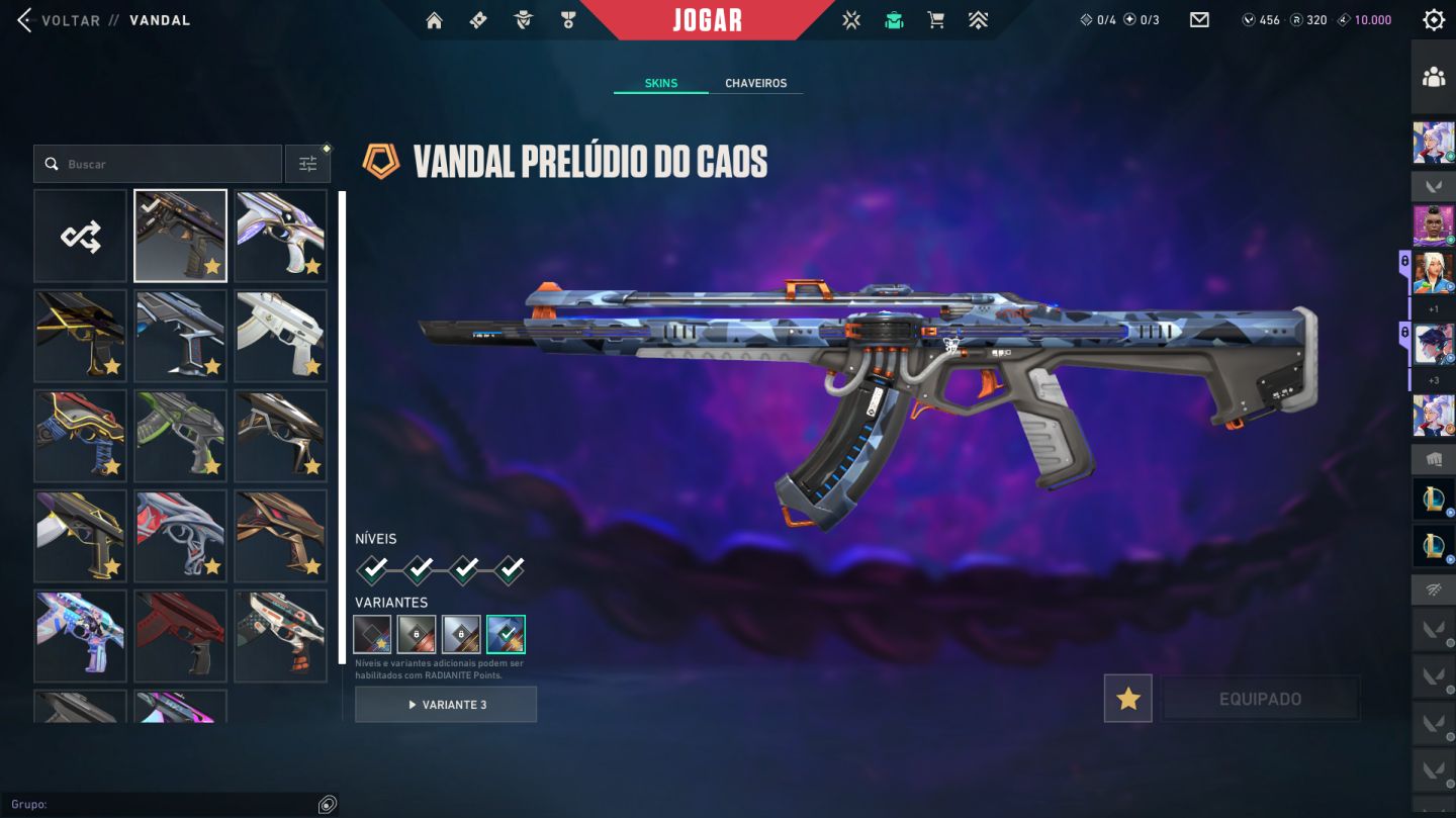 Conta Valorant BETA / ASC / LOL / Vandal Champions 2023 + 3k gastos / único dono