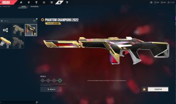 CONTA VALORANT, SKIN DE PHANTOM CHAMPIONS RARA 2022 E SKINS DE VANDAL/FACA