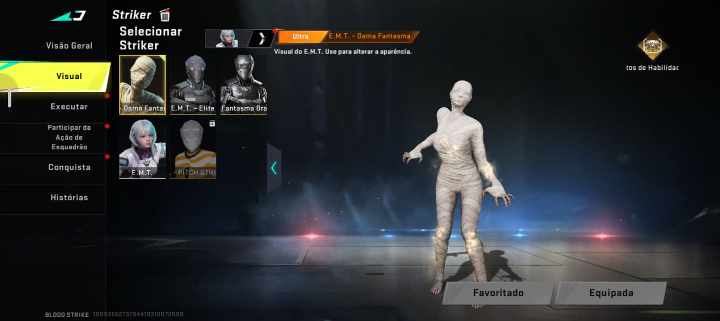 Conta bloodstrike, único dono cheia de skin (Armas, Facas,Strikers,2 Evos)$