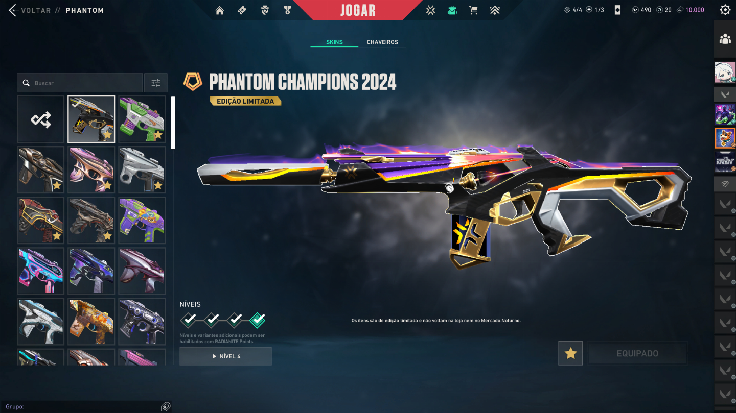 Conta de valorant 6K gastos (Champions 2024/25)