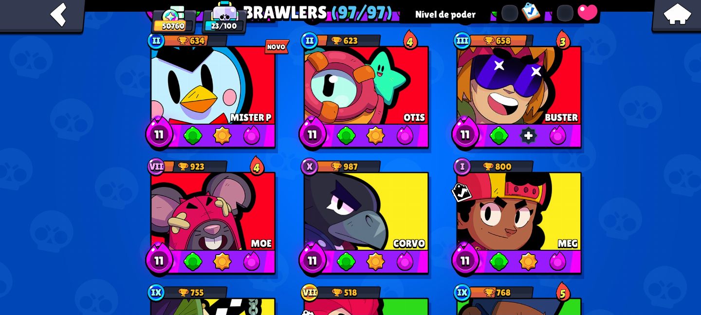 CONTA BRAWL STAR (RARA) 7 ANOS, CLASH ROYALE, CLASH OF CLANS ($-150) 400SKIN
