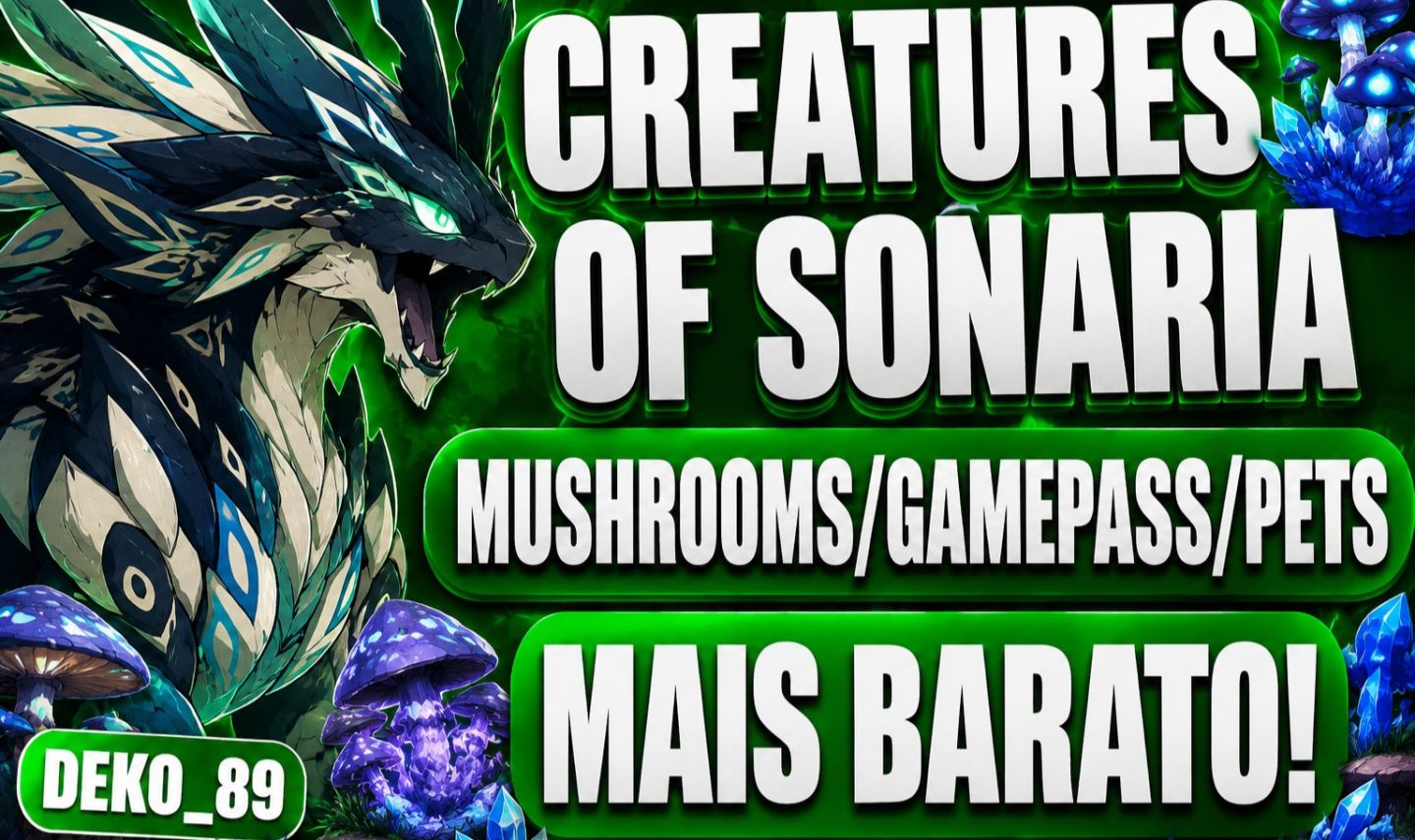 (MUSHROOMS PROMOÇÃO) CREATURES OF SONARIA/CRIATURAS DE SONARIAS - MELHOR PREÇO!