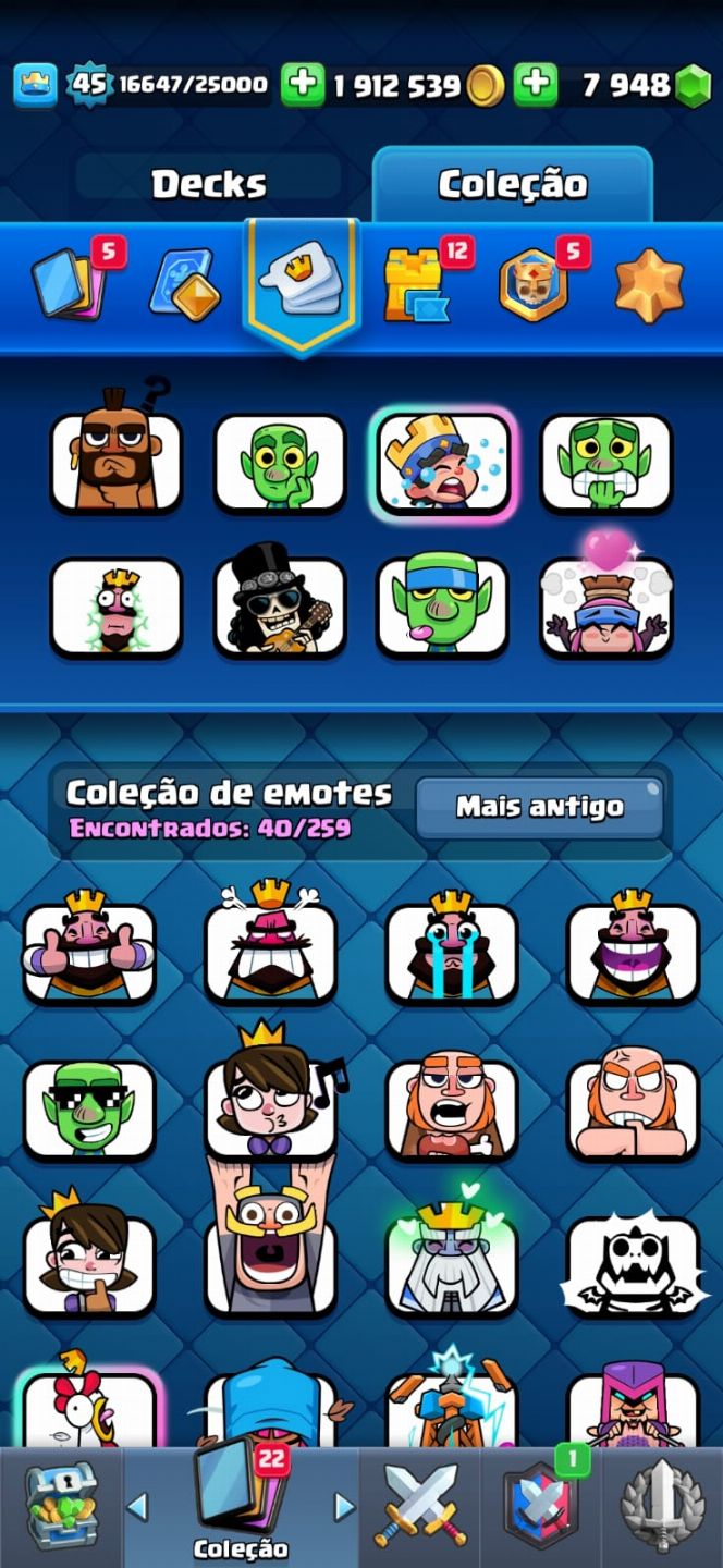 Conta rara clash royale (PROMOÇÃO) para iniciar em alto nível