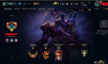 CONTA LOL COM 36 SKINS LVL 103 POSSIVEL ALTERAR EMAIL RANKED S2025 ESMERALDA 4