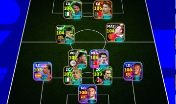 Conta efootball com del piero blitz curler e Cristiano Ronaldo 107