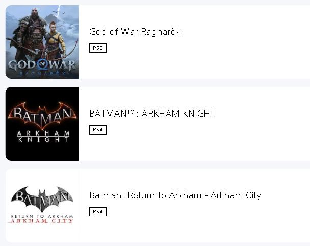 CONTA DE PS5-GOD OF WAR RAGNAROK E VÁRIOS JOGOS.