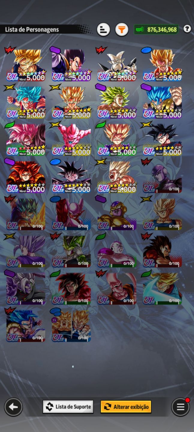 Conta end game lv654 (valor negociável)