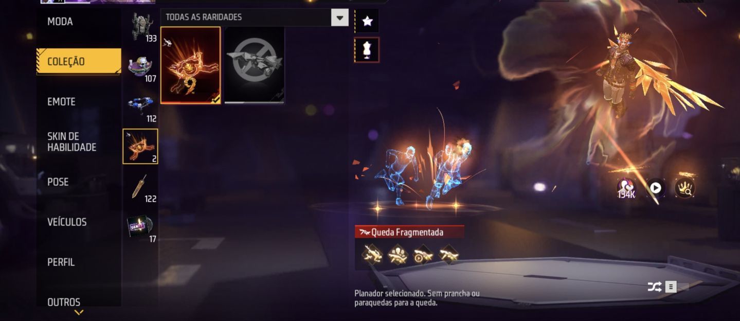 CONTA DE FREE FIRE MUITO GEMADA PRA LOGO