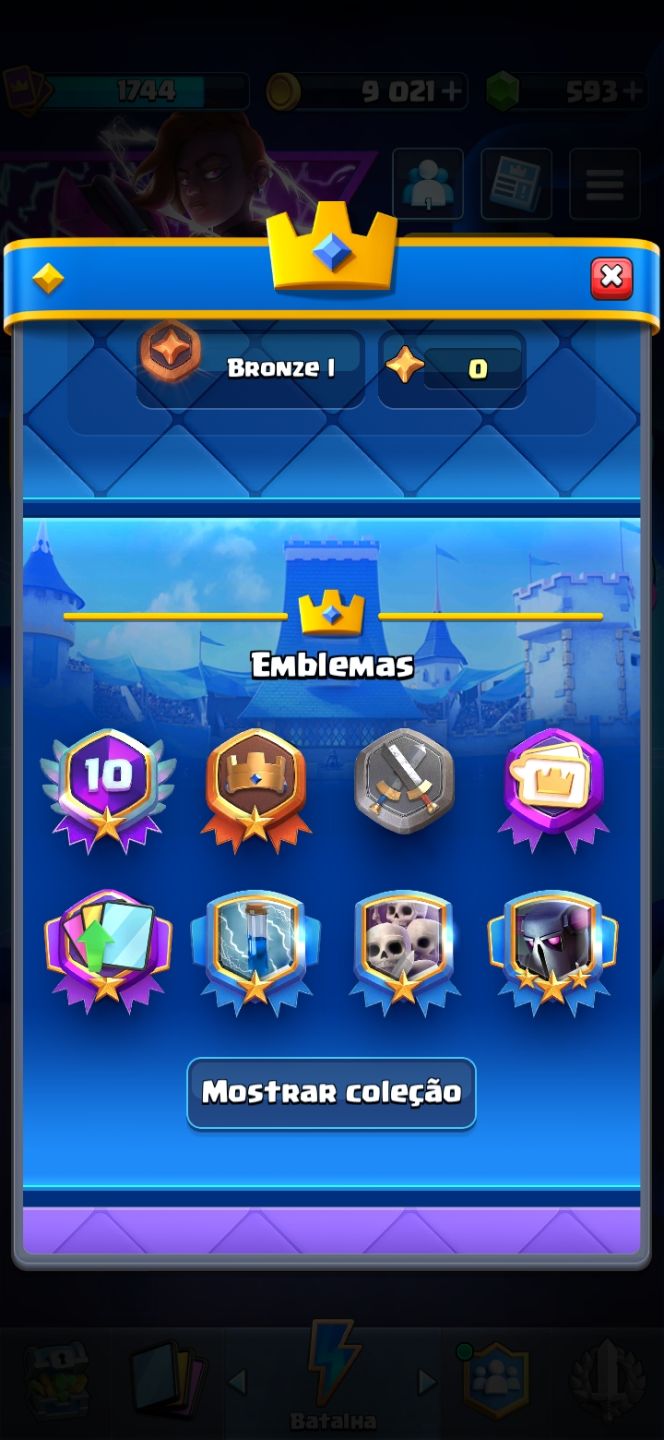Conta clash royale 13k troféus, 10 anos de jogo , rainha level máximo