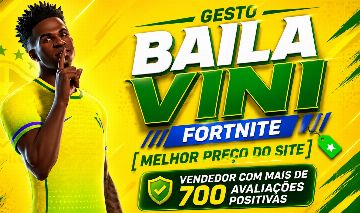 GESTO BAILA VINI EXCLUSIVO DA VIVO- FORTNITE - MELHOR PREÇO DO SITE