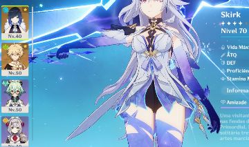 Conta de genshin com alguns T5*