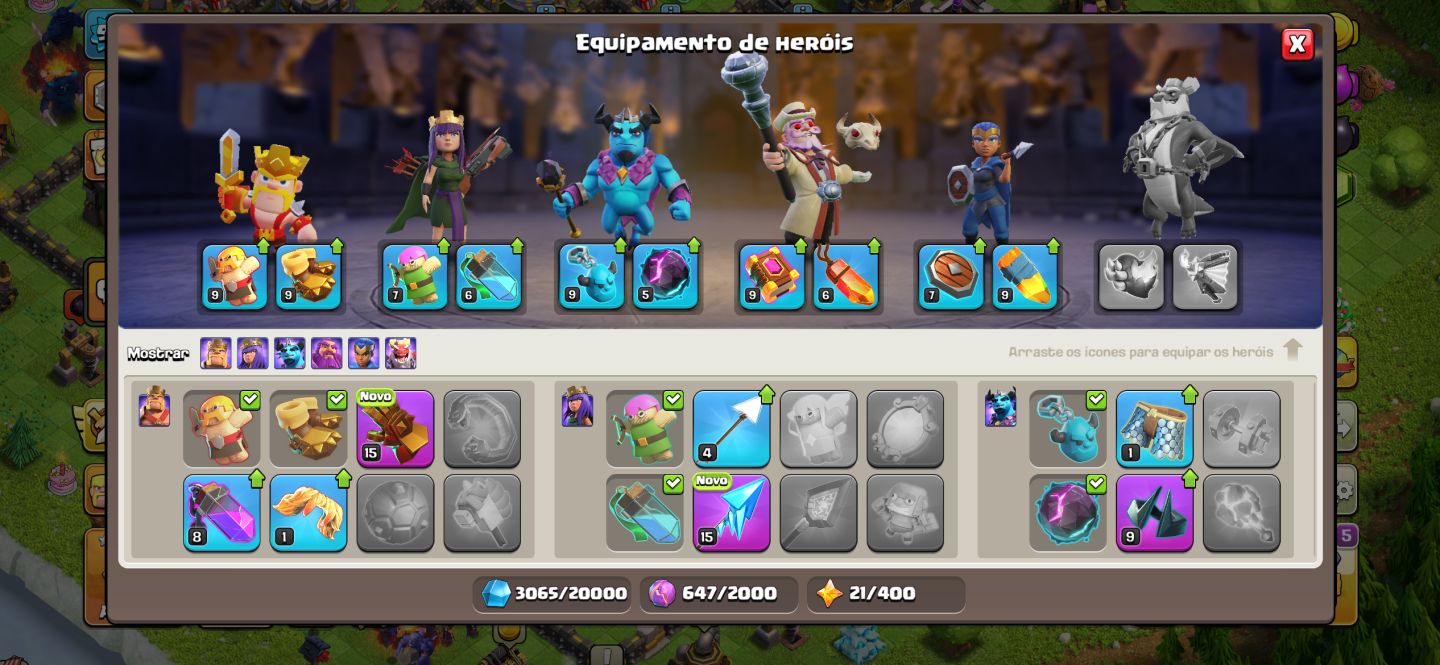 CONTA CLASH ROYALE + CLASH OF CLANS GEMADA