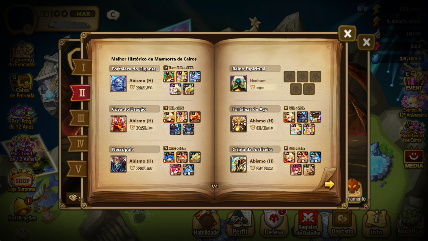 Conta Summoners War Double LD Talisman e Alexandra e com Kinki