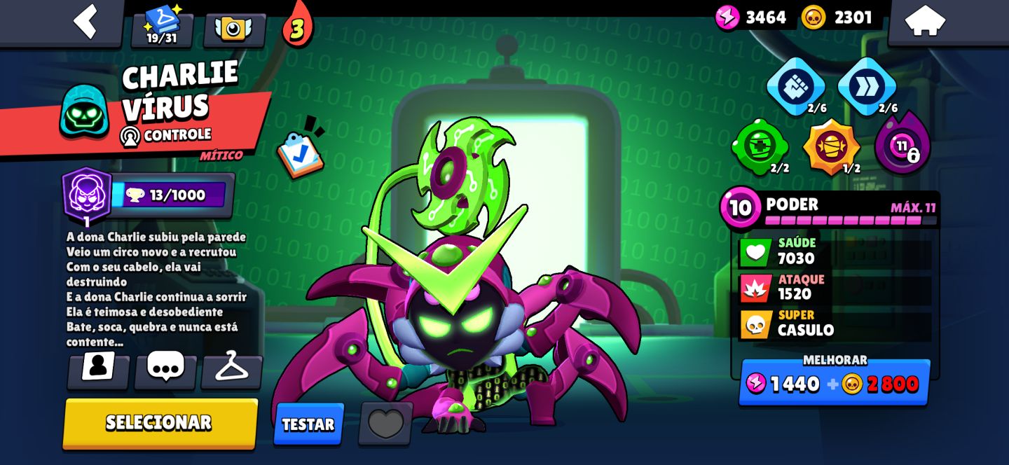 Conta de Braw stars, com skins raras e 32K de trofeus