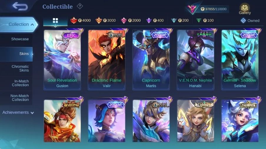 Legend Gusion - KOF Aurora - LuckBox Eudora+Zhask+Selena+Kimmy