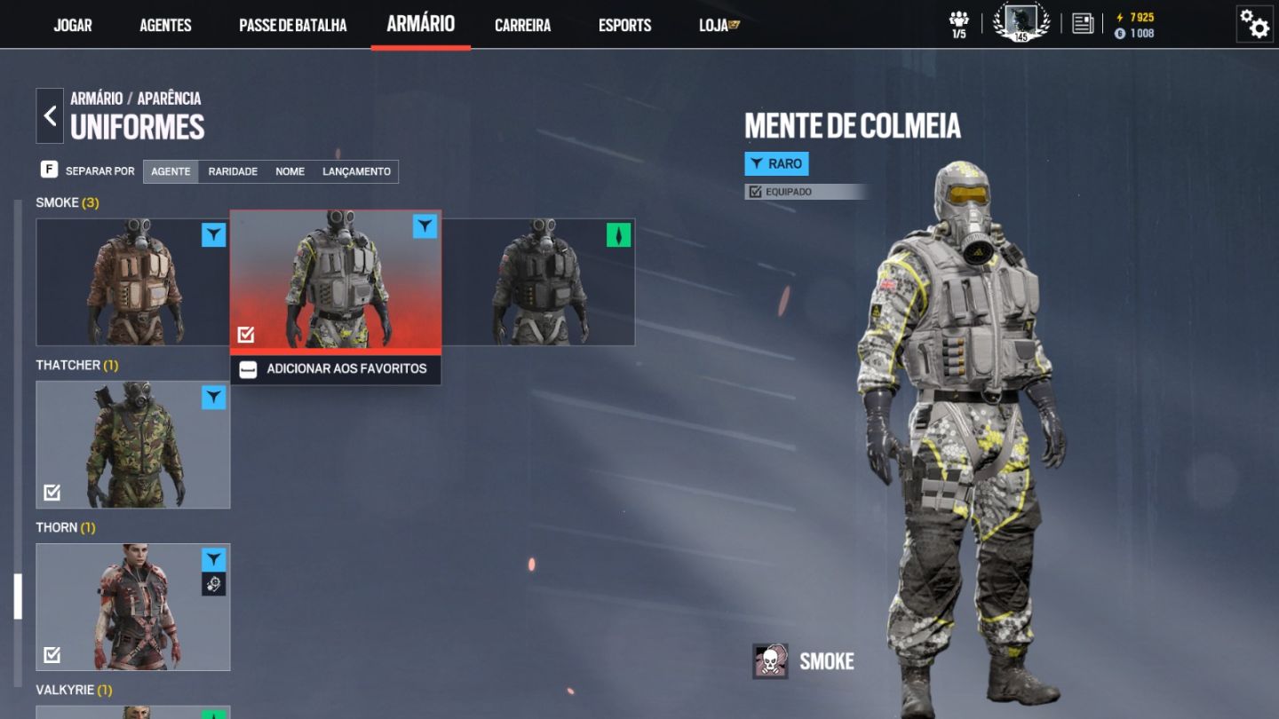 Conta Ubisoft, RAINBOW SIX SIEGE PC.