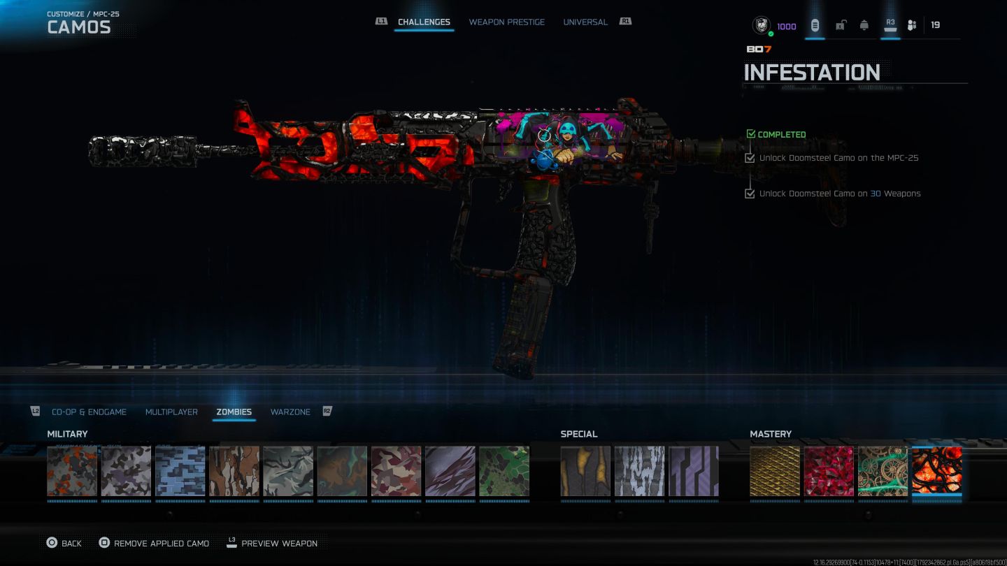 CONTA COM NUKE, DIVERSOS BANDLE,IRID,4 CAMU DE MAESTRIA E DIVERSOS OUTROS ITENS