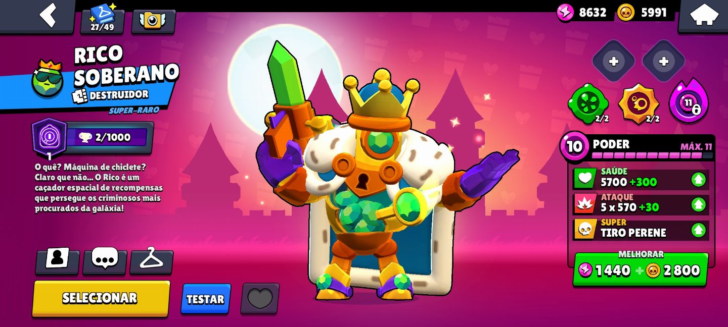 Conta de brawl com 7 passe 2020 45k