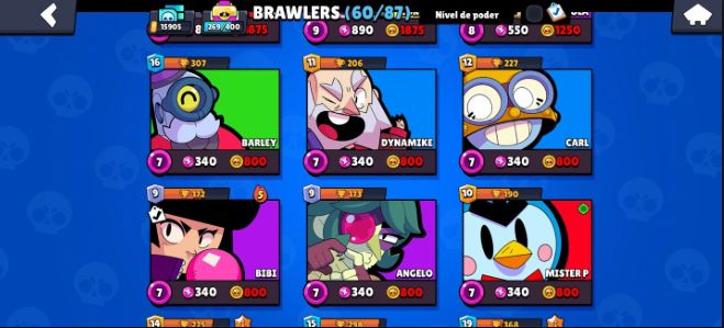 Conta de Brawl Stars barata (valor negociável)