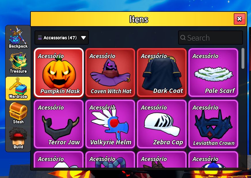 Conta de blox fruits com Dragon, Portal, T rex Permanente, Todas as gamepass