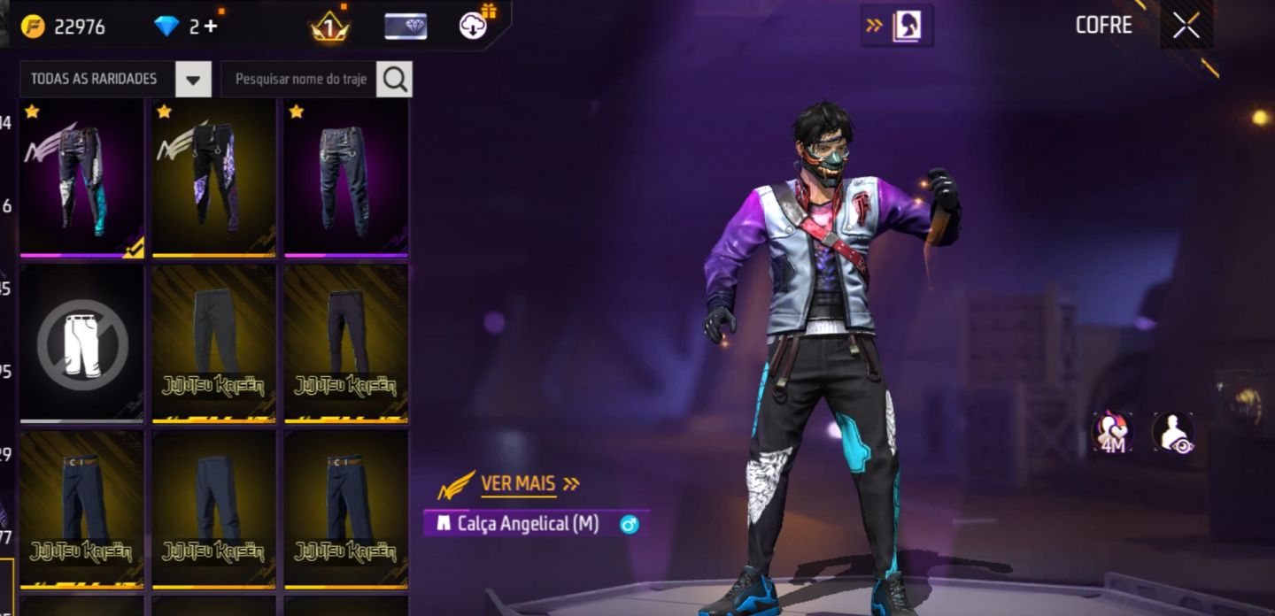 Conta de FF super boa e barato, melhor preço da ggmax, conta de ff full