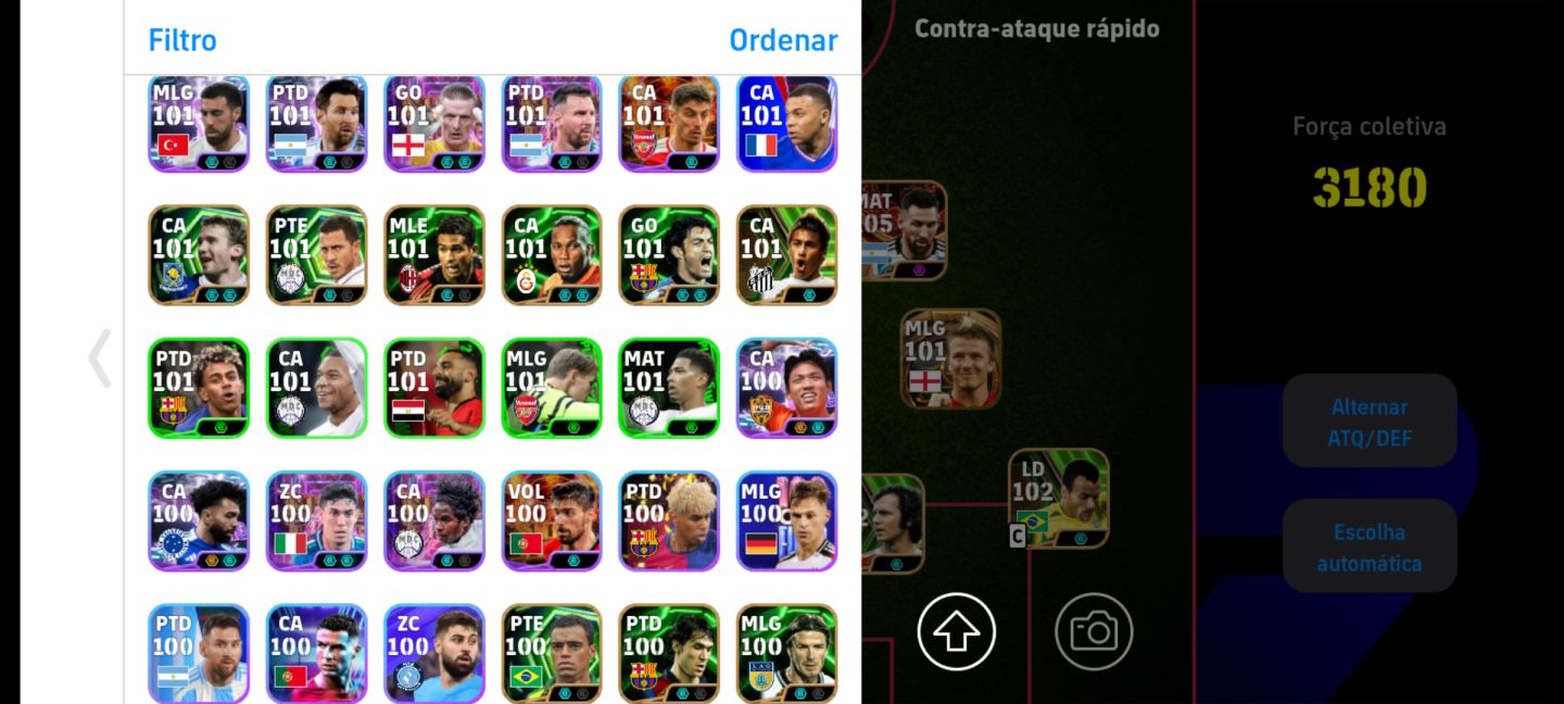 Conta de efootball Messi big time.