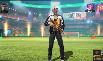 Conta Free Fire com M4A1 Raio de Luz e emotes