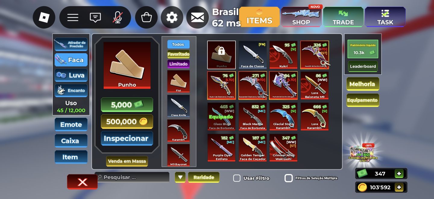 Estou vendendo minha conta principal pois parei de jogar tem vários jogos upados