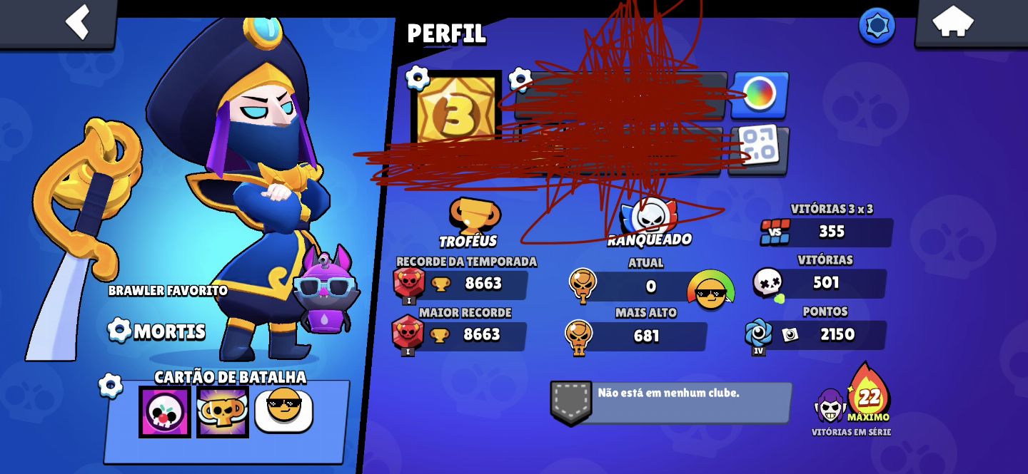 Conta Brawl Perfeita