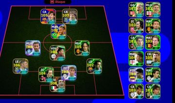 CONTA RARA EFOOTBALL - ZOLA 107 BLITZ / MESSI PRIME 105 / BUFFON PRIME 108