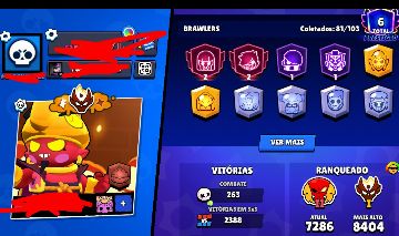 CONTA BRAWL STARS DE 2025 2 MESTRES 2025 E 17K DE TROFÉUS