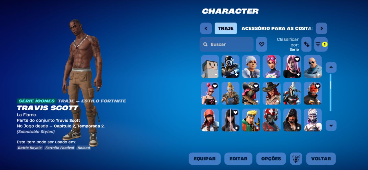 Conta fortnite