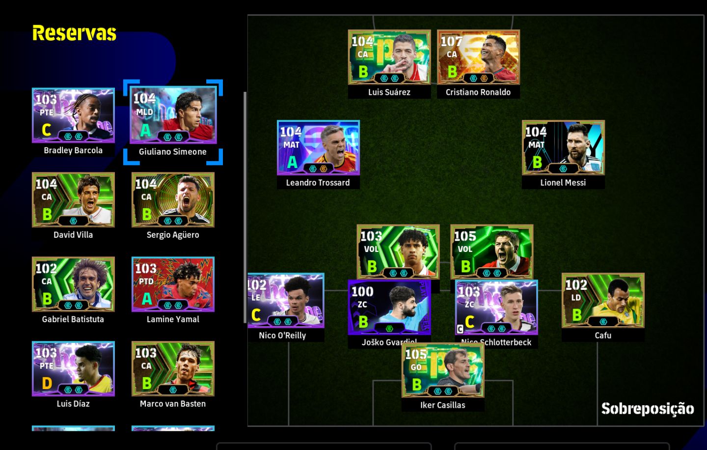 Conta efootball steam com cristiano ronaldo big time e 1200 gastos em jogos