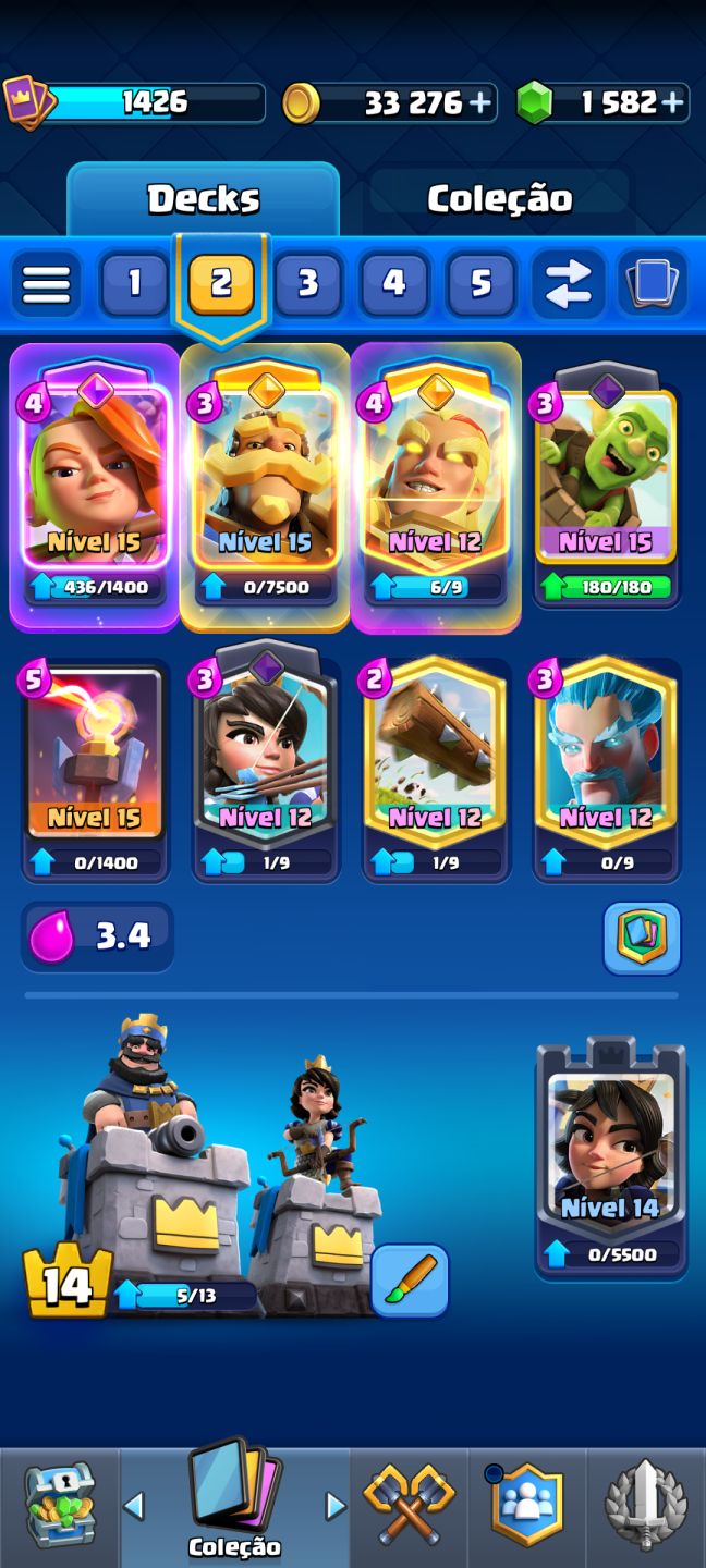 CONTA DE CLASH ROYALE 2017 COM 10K