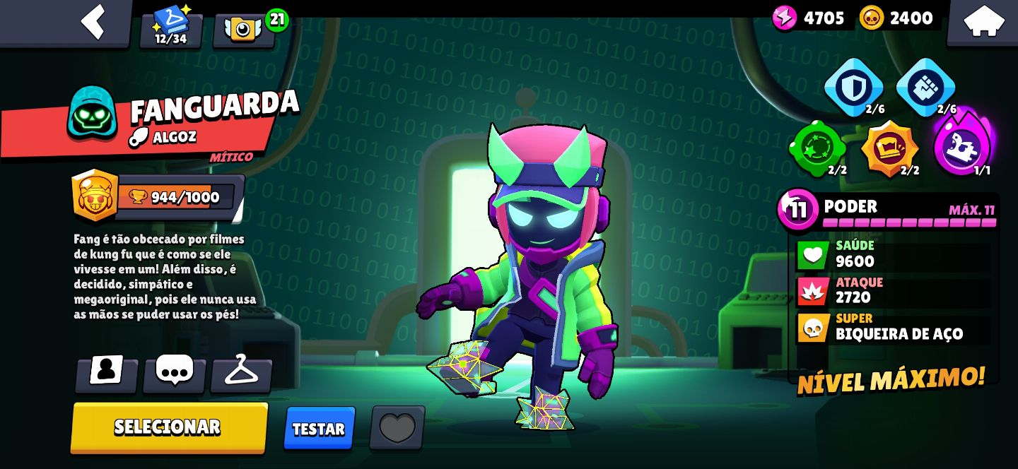 Conta Brawl Stars antiga 40+ troféus 100+ brawlers