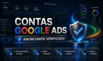 CONTAS GOOGLE ADS VERIFICADA | ANUNCIANTE VERIFICADO | CNPJ E DOC OK