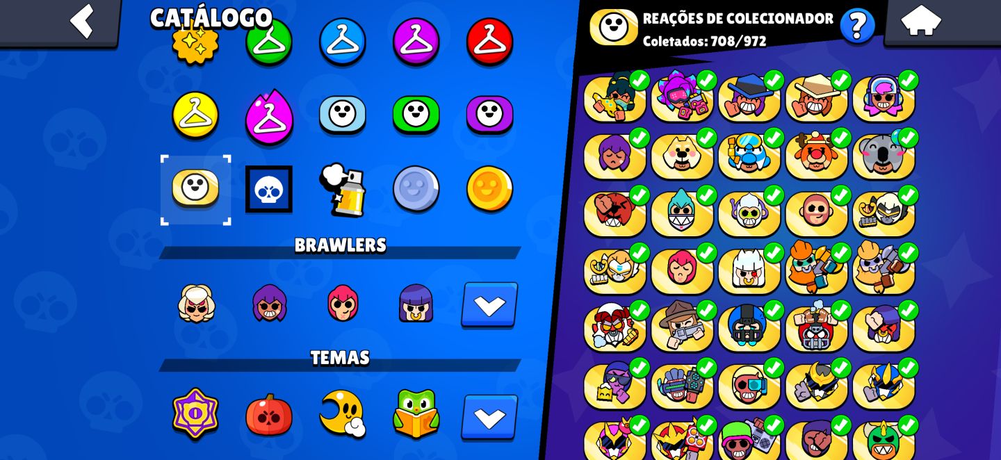 Conta brawl Stars colecionador