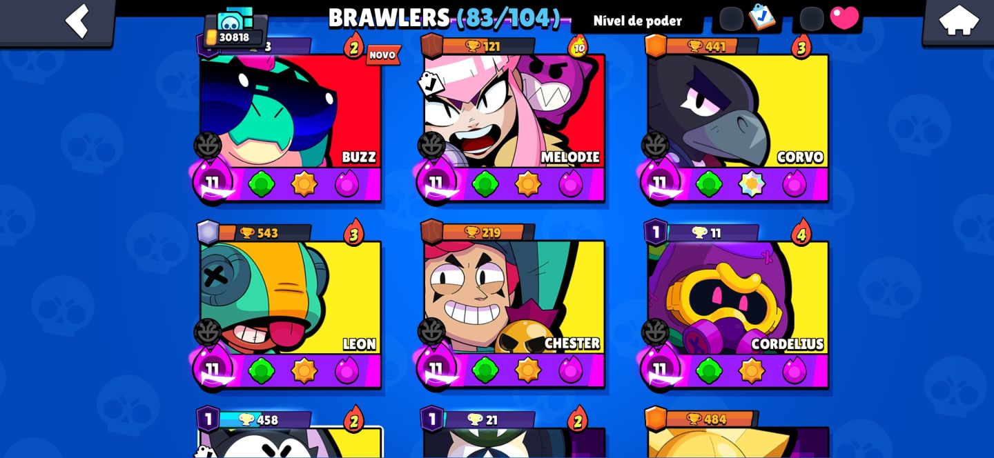 SUPER CONTA BRAWL STARS À VENDA! (CRIADA EM 2020 - NÍVEL 65)