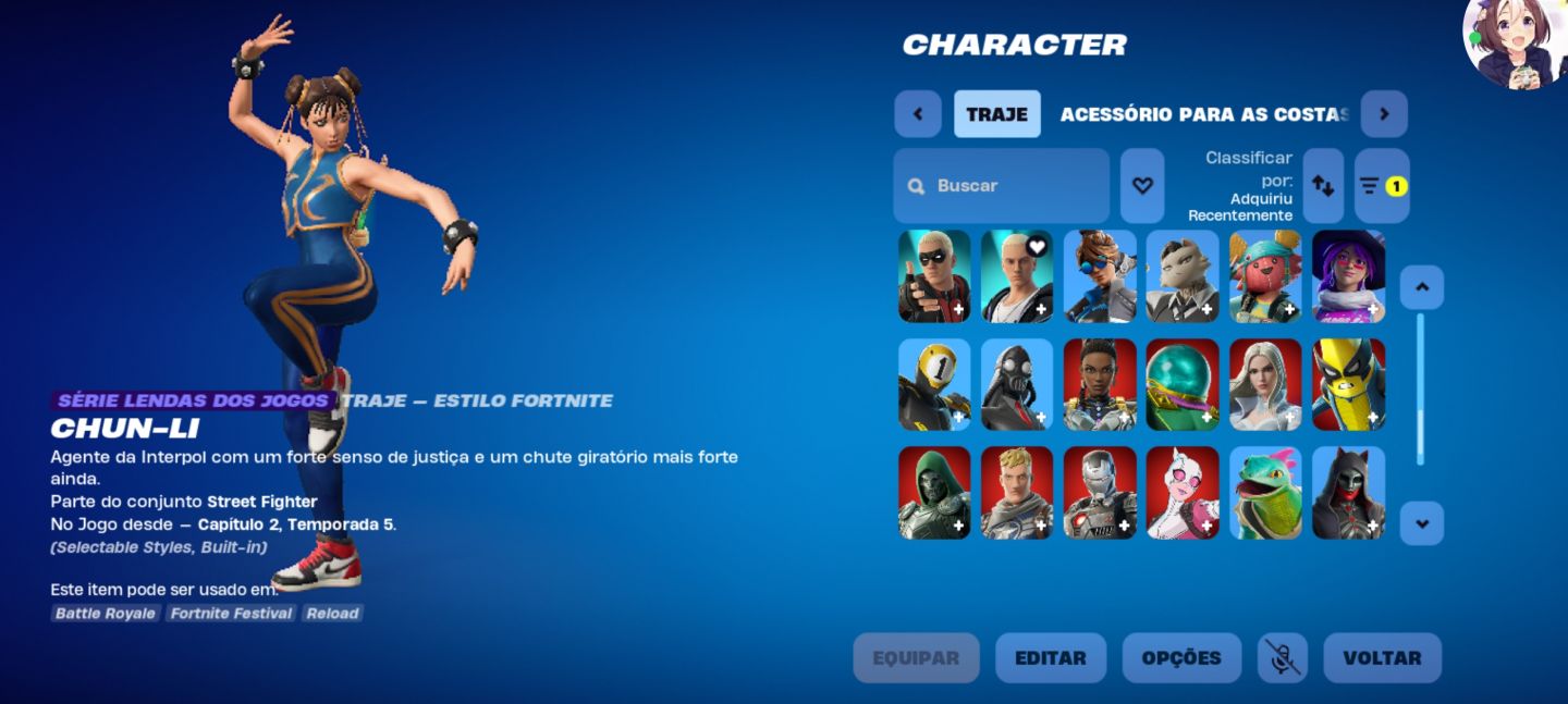 Conta de fortnite com 60 skin