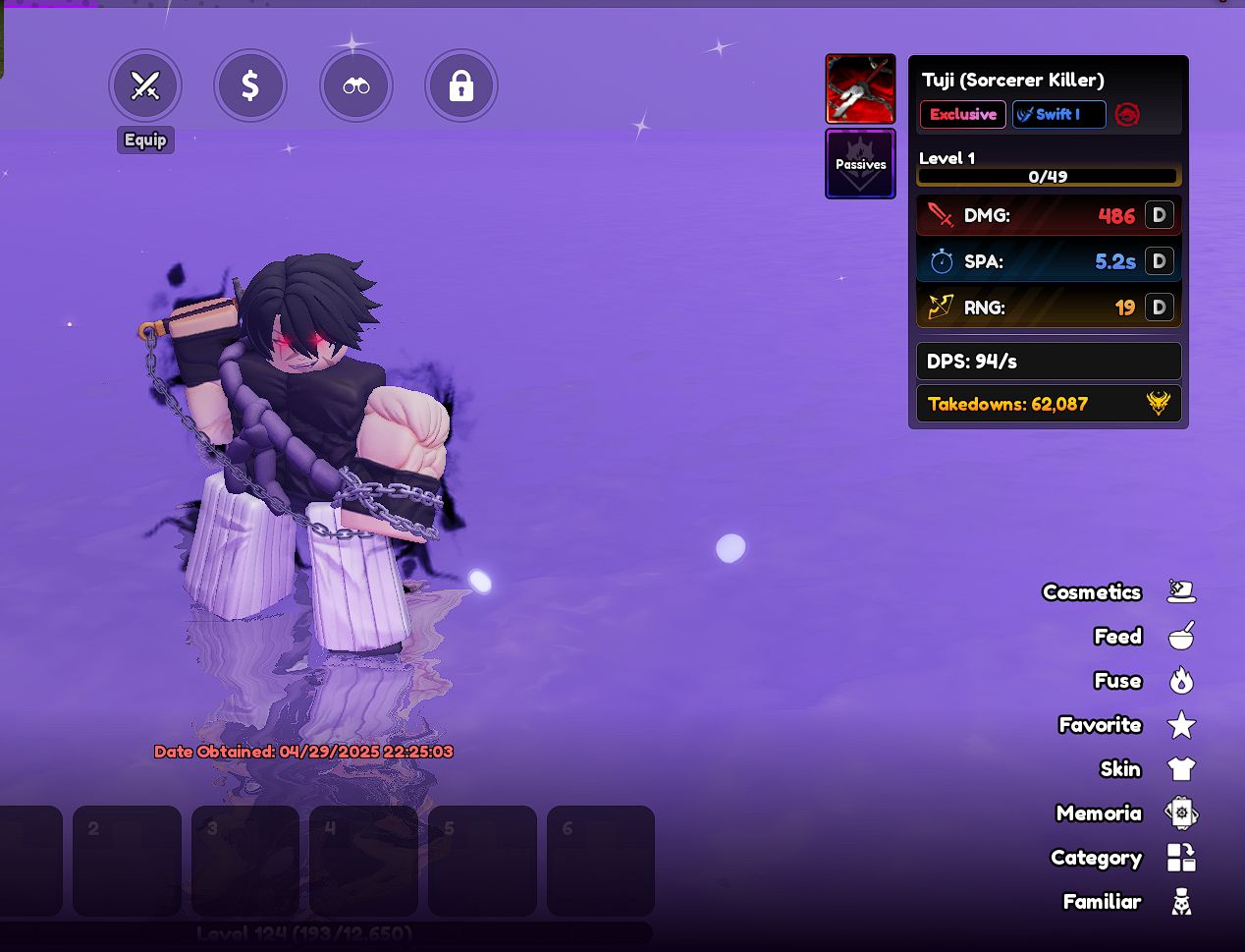Anime Vanguards Units a Venda