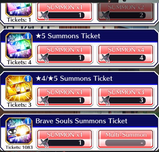BBS/ 50830 Orbs/ Ichigo - Gremmy - Aizen/1083 BBS/ 7736 Accessory Tickets