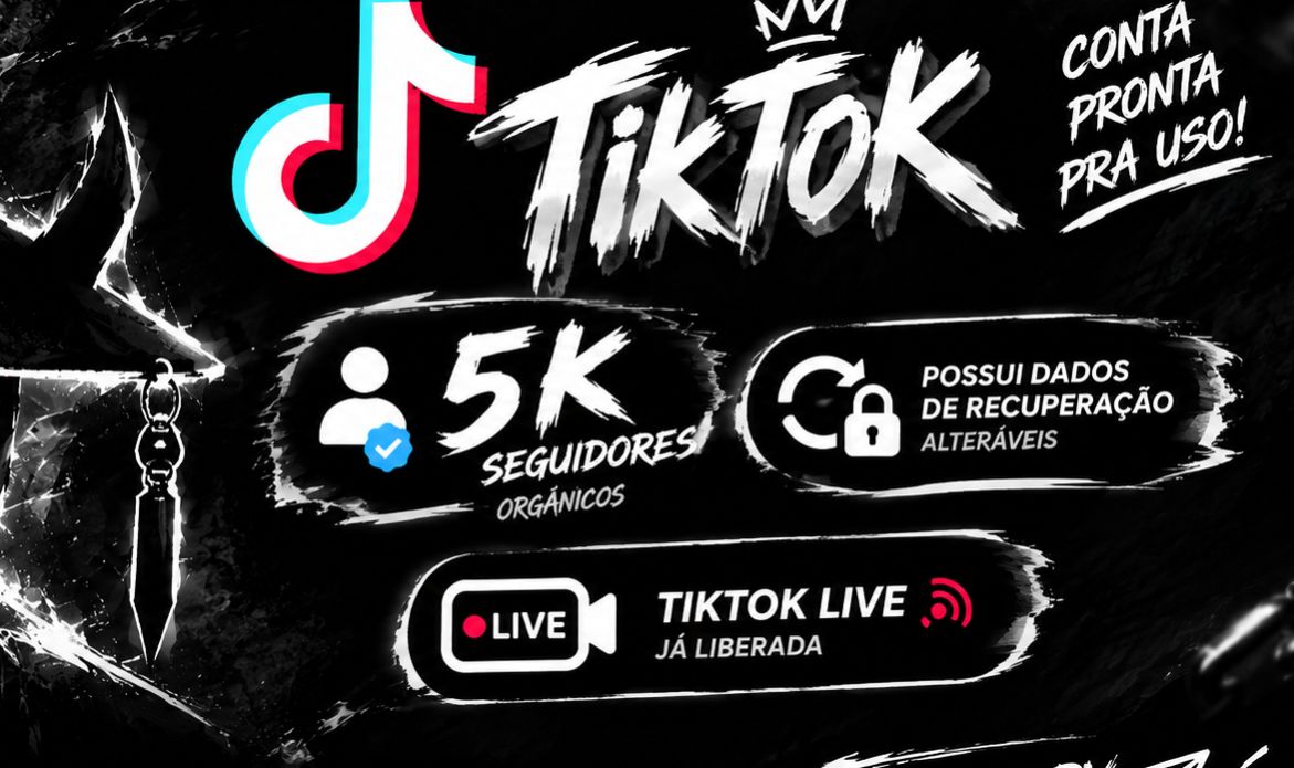 Conta TikTok 5k seguidores