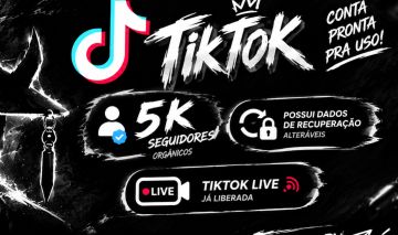 Conta TikTok 5k seguidores