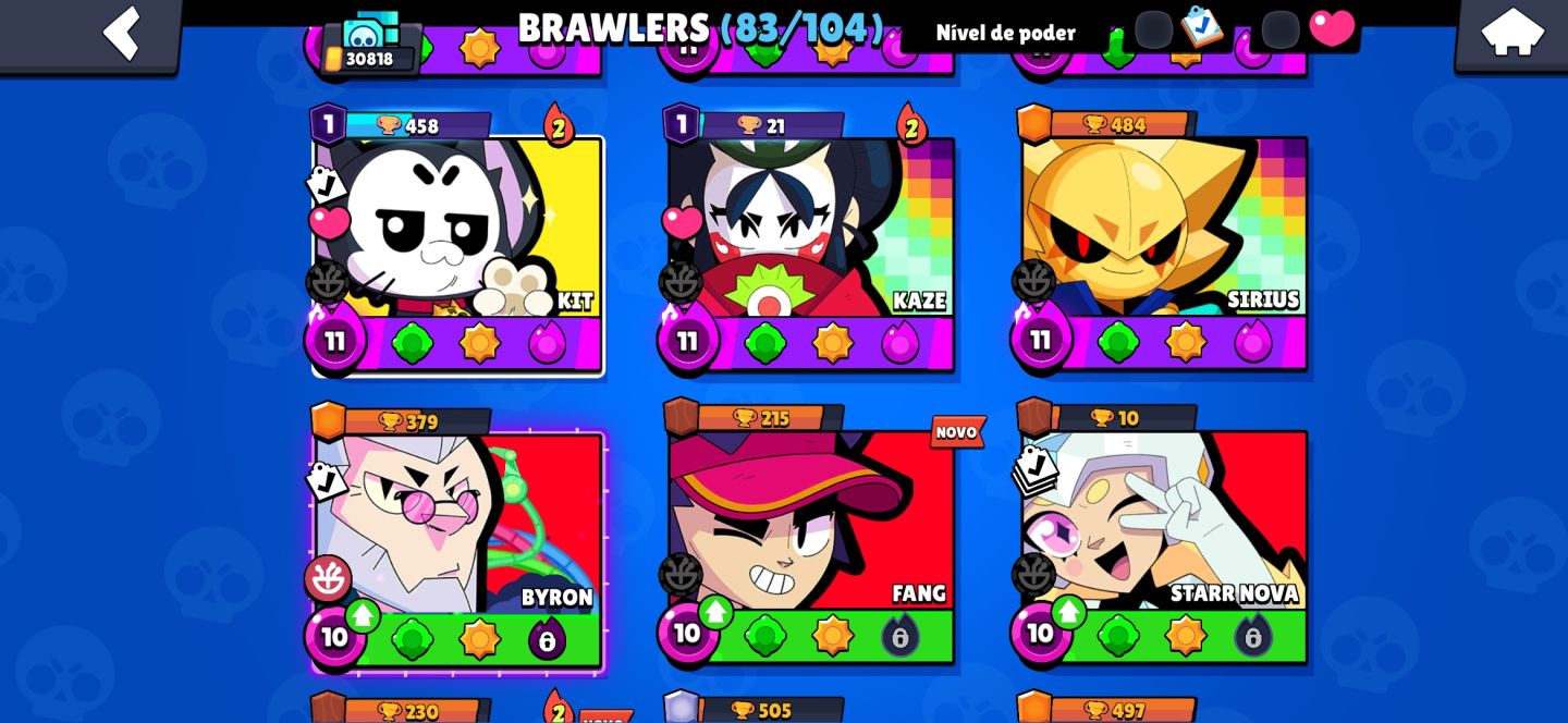 SUPER CONTA BRAWL STARS À VENDA! (CRIADA EM 2020 - NÍVEL 65)