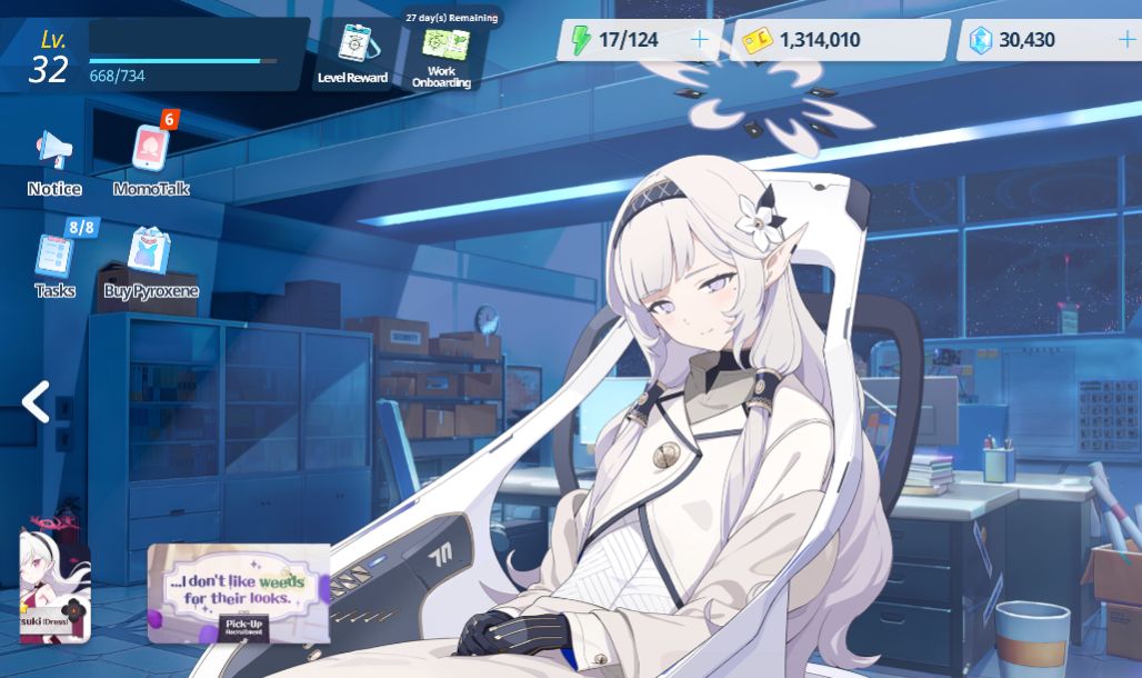 BLUE ARCHIVE GLOBAL | LV32 | 30K PYROXENES | SHUN + HIMARI | ENTREGA AUTOMATICA