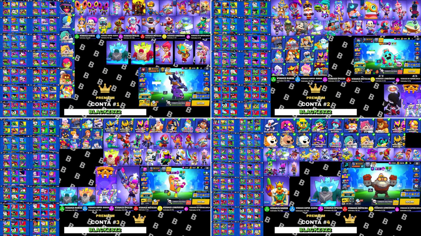 [ENTREGA AUTOMATIZADA] CONTAS BRAWL STARS, 60K,50K,40K,30K,20K - MENOR PREÇO!!