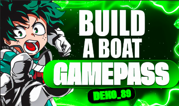 Build A Boat For Treasure - MELHORES GAMEPASSE!