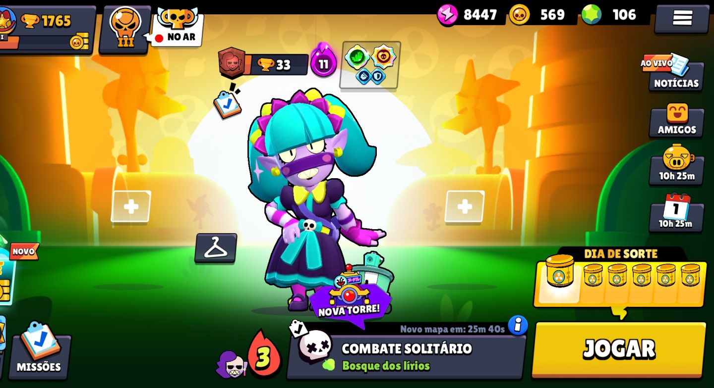 Conta Brawl Stars boa para iniciar , 41 Brawlers Skins boas