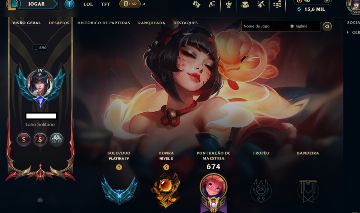 CONTA LEAGUE OF LEGENDS (NIVEL 590) SKIN AHRI TERMAS NOTURNAS E MUITO +